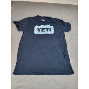 Yeti Wilderness Shirt Mens‎ Medium Blue Lightweight Outdoor Stretch Crew Neck